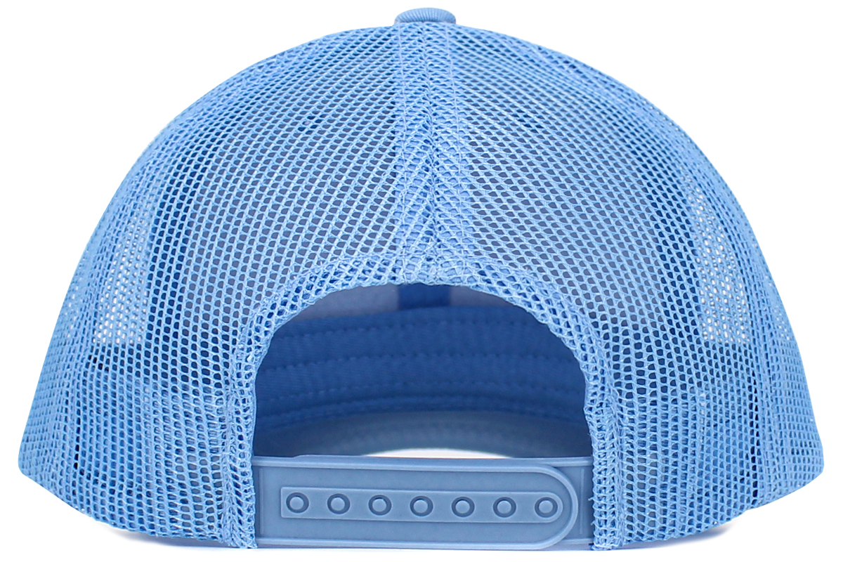 Sky Blue / Sky Blue 6-panel mesh trucker rear view